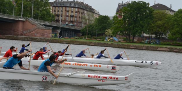 Die Outrigger am Start