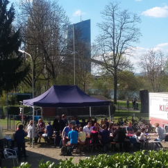 grillen nach dem Anrudern